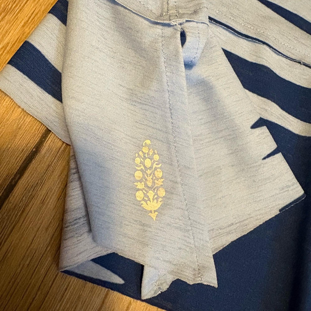 FP Movement by Free People Tempo Tank Top Stretchy Relaxed Fit in Blue & Green - Picture 4 of 8